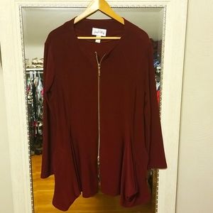 Joseph Ribkoff Front Zip Pocket Shirt-jac